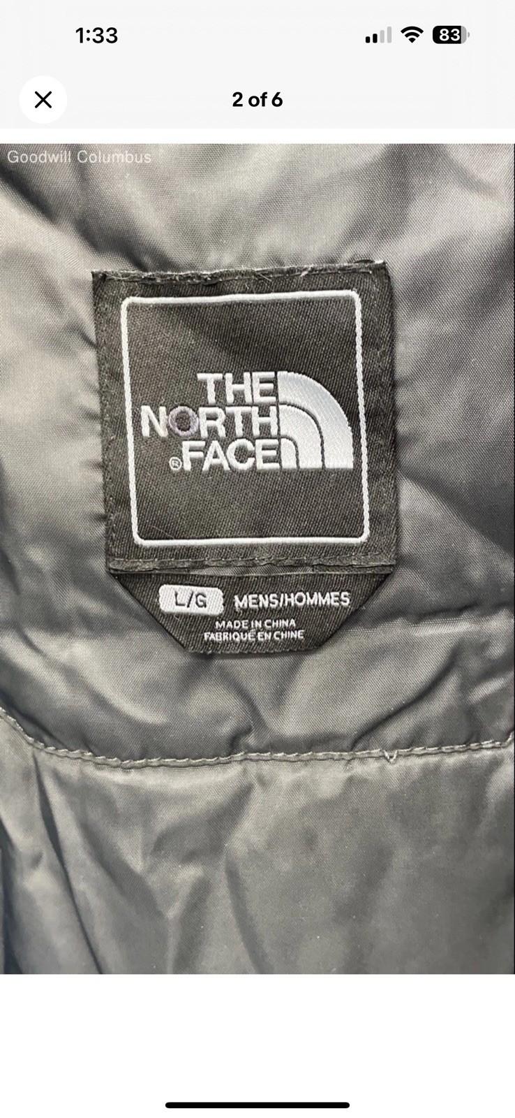 The North Face Coat Size Large Mens Regular Blue Insulated thumbnail 3