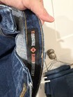 Wrangler FR Cowboy Cut Men’s Dark Wash Blue Denim Straight Jeans Zip 5-Pocket — photo 3
