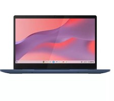 LENOVO IdeaPad Slim 3 14" Chromebook - 64 GB eMMC, Blue - REFURB-B