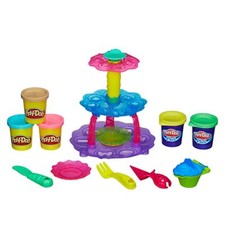 Play-Doh Cupcake Tower Includes 3 Pots Of Play-Doh & 2 Pots Of Play-Doh Plus