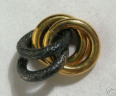 Authentic Trollbead Sterling Silver ~18K Gold~Bead~2+2~New