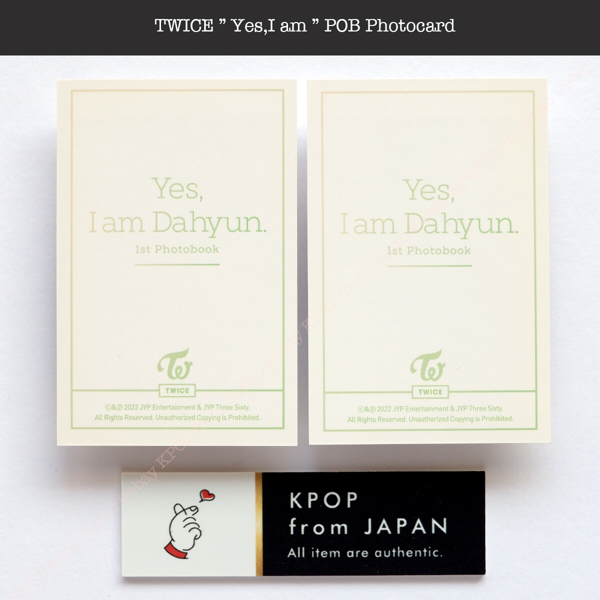 TWICE Yes I am Photocard Mina Sana Dahyun Jihyo Tzuyu Chaeyoung | eBay
