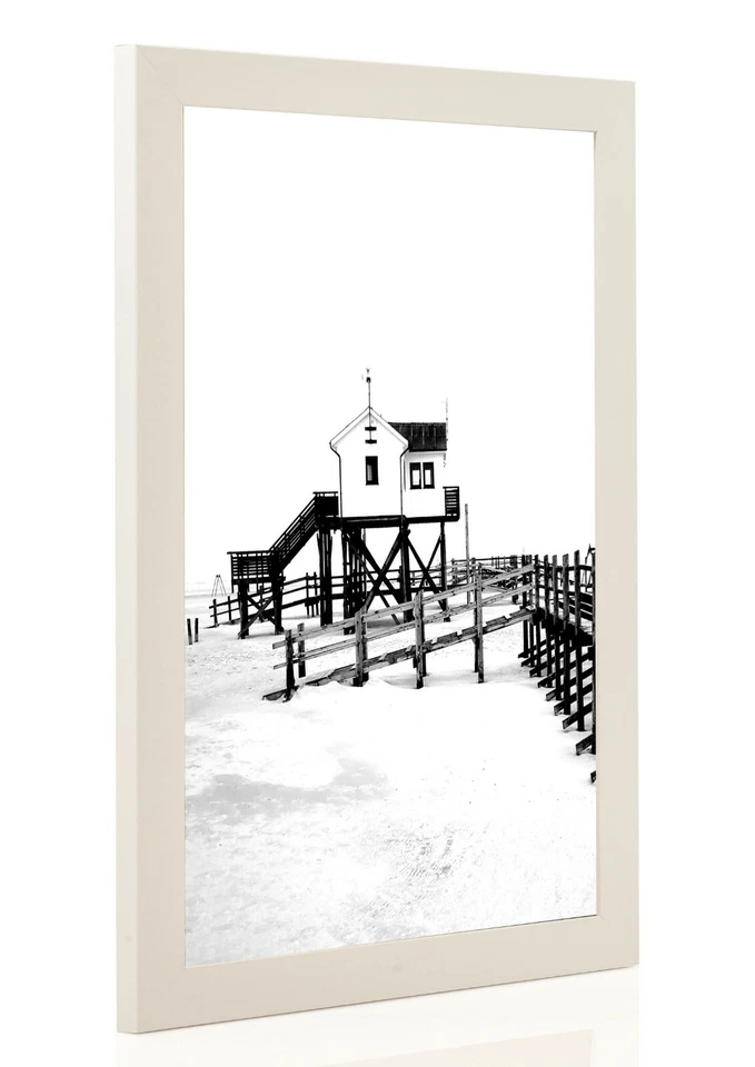 Bilderrahmen Alin MDF Holz Foto Poster Rahmen DIN A1 A0 83 Größen bis 90x120 cm