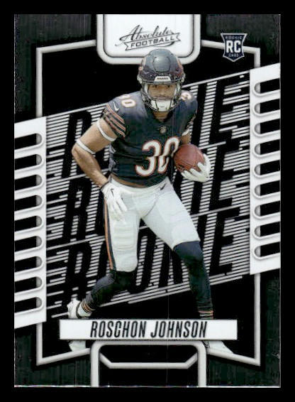 2023 Panini Absolute #134 Roschon Johnson Rookie Chicago Bears