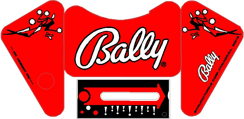 HI DEAL HI DEAL Pinball Machine APRON DECAL SET eBay