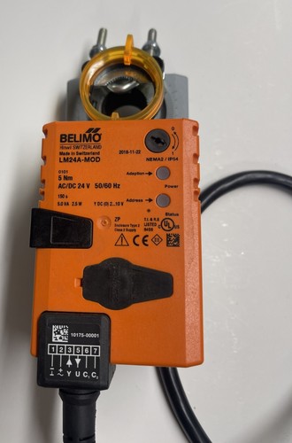 1-PC BELIMO LM24A-MOD Damper Actuator 5 Nm AC/DC 24V 50/60Hz 5VA 2.5W - Picture 2 of 5