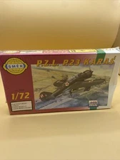 SMER P.Z.L. P.23 Karas Airplane 1/72 NIB Plastic Model Kit - New And Sealed