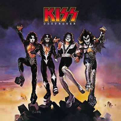 KISS Destroyer BANNER HUGE 4X4 Ft Fabric Poster Tapestry Flag album cover art