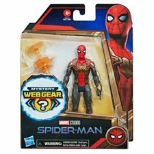 SPIDER-MAN ( 6" ) RED & GOLD ( 2021 ) MARVEL ACTION FIGURE w/ MYSTERY WEB GEAR