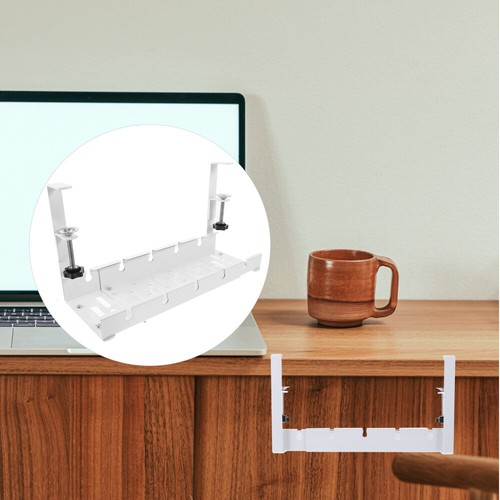 Kabelmanagement-Rack Schreibtischkabelhalter Kabel-Organizer-Schreibtisch - Afbeelding 12 van 12