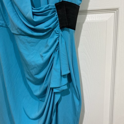 Türkis Calvin Klein Kleid Größe 14 Neu ohne Etikett Kostenloser Versand Schönheit - Bild 3 von 5