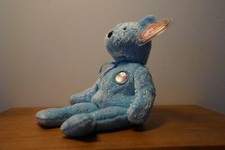 Ty Beanie Baby, Decade the Bear, 10 Year Anniversary, Light Blue, Mint Condition