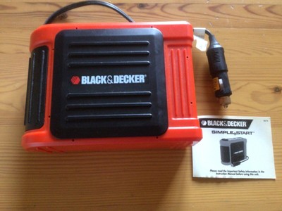 12VOLT BLACK & DECKER SIMPLE START AUTOMOBILE BATTERY BOOSTER  BB7B  W/BOX