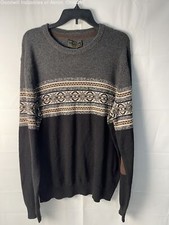 NWT Jos A. Bank Reserve Men's Brown Pattern Sweater, Sz. XL