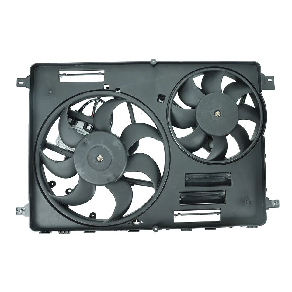 Fit 2008-2016 Volvo S80 V60 V70 XC60 XC70 Dual AC Condenser Radiator Cooling Fan - Imagem 4 de 4
