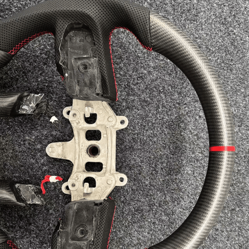 For Dodge Overlord Dragon Ram Matte Carbon Fiber Sport Modified Steering Wheel - Picture 4 of 7