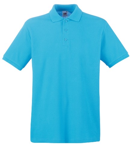 3 Pack Fruit of the Loom 100% Cotton Premium Polo T Shirt Tops 22 Colours S-3XL - Picture 11 of 18