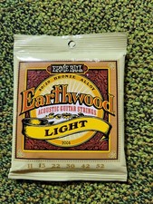 Ernie Ball 2004 Earthwood Light Acoustic Guitar Strings Free US Shipping 