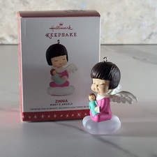 HALLMARK KEEPSAKE ZINNIA MARY'S ANGEL CHRISTMAS ORNAMENT CIRCA 2016