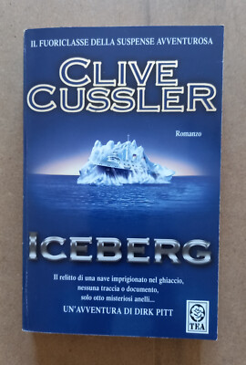 BUCH Roman ICEBERG Clive Cussler 2001 Tea Dirk Pitt Abenteuer.