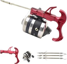 Handheld Slingshot Release Aids Hunting Fishing Kit Outdoor with Fish Dart/Reels