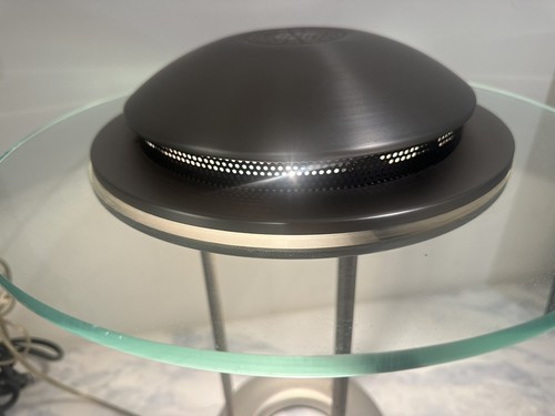 Robert Sonneman George Kovacs Silver Saucer Post Modern Table Lamp Saucer 70s 80 - Picture 5 of 12