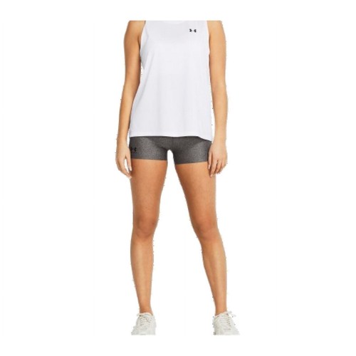 UNDER ARMOUR PANTALONCINI CORTI DONNA HEATGEAR BASELAYER 3” GRIGIO #1384006-NUOVI CON ETICHETTE - Foto 4 di 4