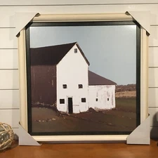 New! Stylecraft Home Collection 29" x 29" Lonely Barn Wall Art #WM22499