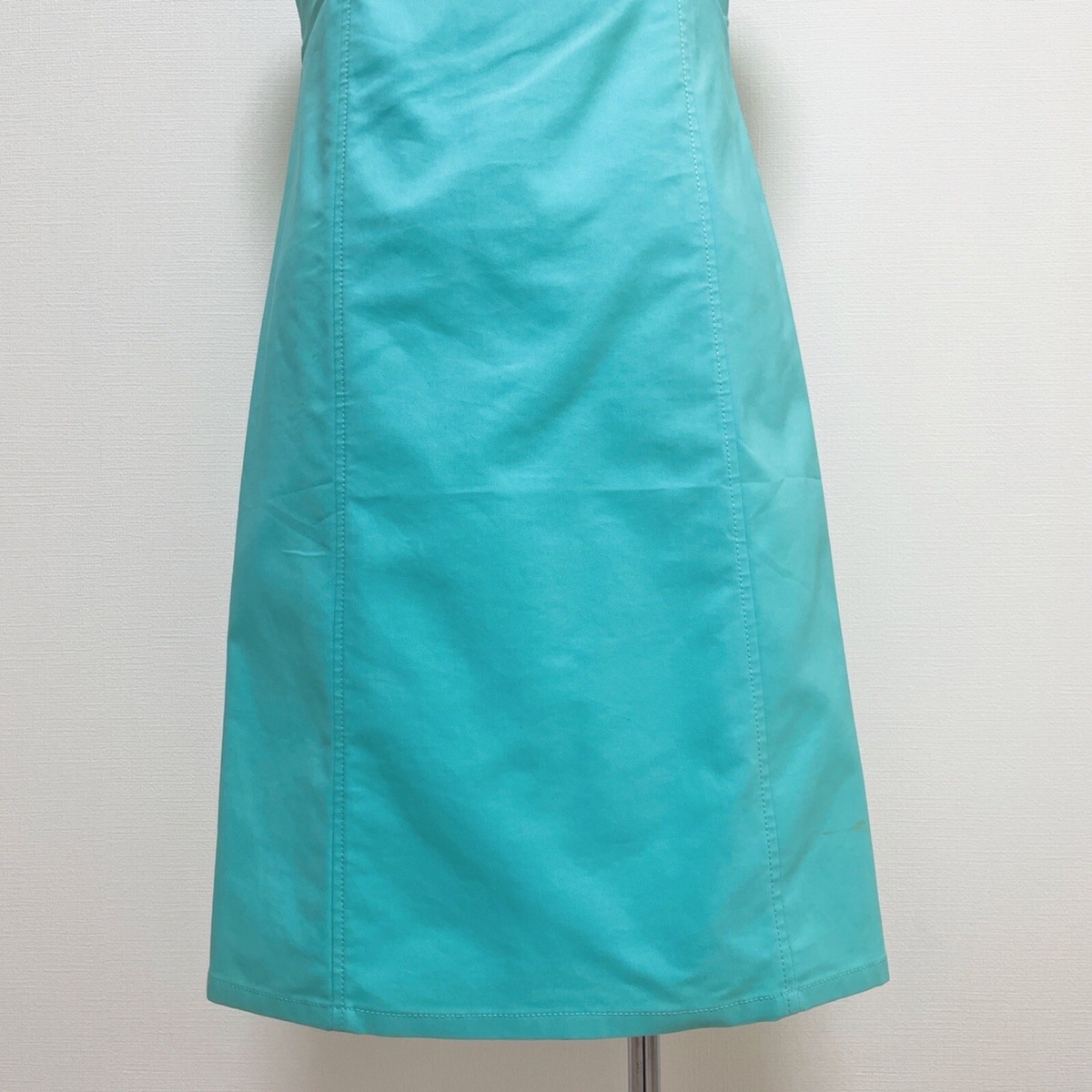 Courreges 21 Vintage Logo Embroidery Sleeveless Dress 38 XS
