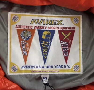 New Avirex Wildcat Varsity Down Parka Jacket AVF201024 Hazard