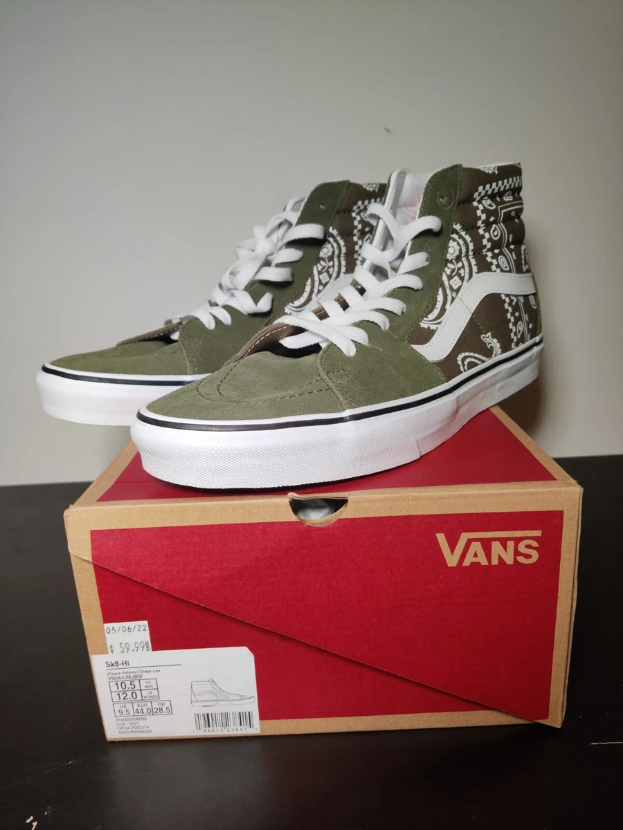 Vans sk8 hi winter moss cheap