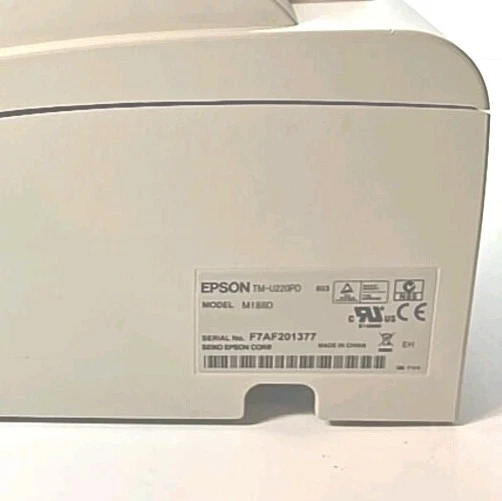 Epson POS Receipt Dot Matrix 2 Color Printer TM-U220PB/M188D 603 Parallel Port - Image 2 of 4
