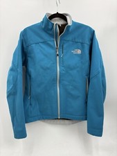 The North Face Jacket Women's Medium Aqua Blue Soft Shell