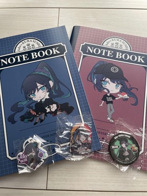 Ado kurasushi Limited goods Notebook Charm Hard Sticker Magnet set of 5
