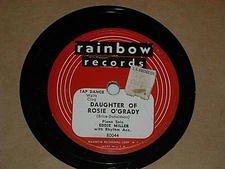 EDDIE MILLER-Daughter Of Rosie O'Grady (1946) RAINBOW 10" 78 RPM Single