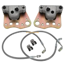 Front Brake Calipers & Hose Lines for Polaris Sportsman 400 500 600 700 2001-05