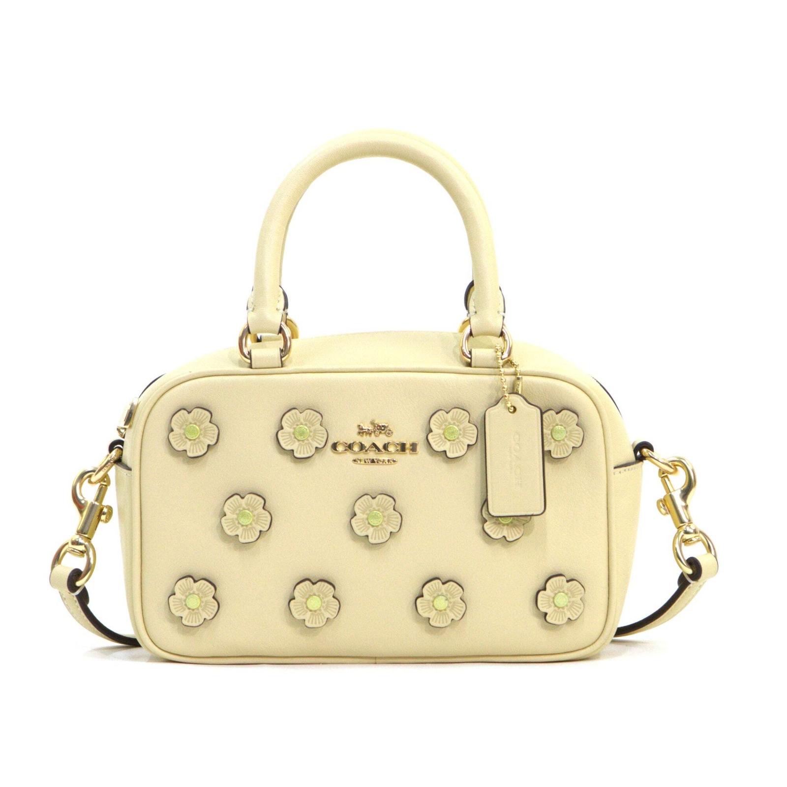 Bandolera Coach Satchel con apliques florales - Moonlight