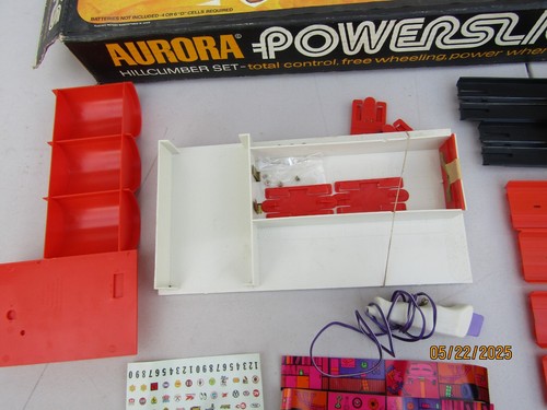 RARE Vintage 1970 AURORA Powerslicks Hillclimber Complete Set w Two-Much Car NOS - Picture 5 of 23