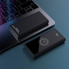 1000000mAh Wireless Power Bank Backup Portable Charger External Battery Backup