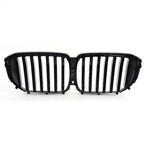 Cubierta de rejilla delantera de una sola línea negra mate para BMW G05 LCI X5 2023-2024 - Imagen 8 de 15