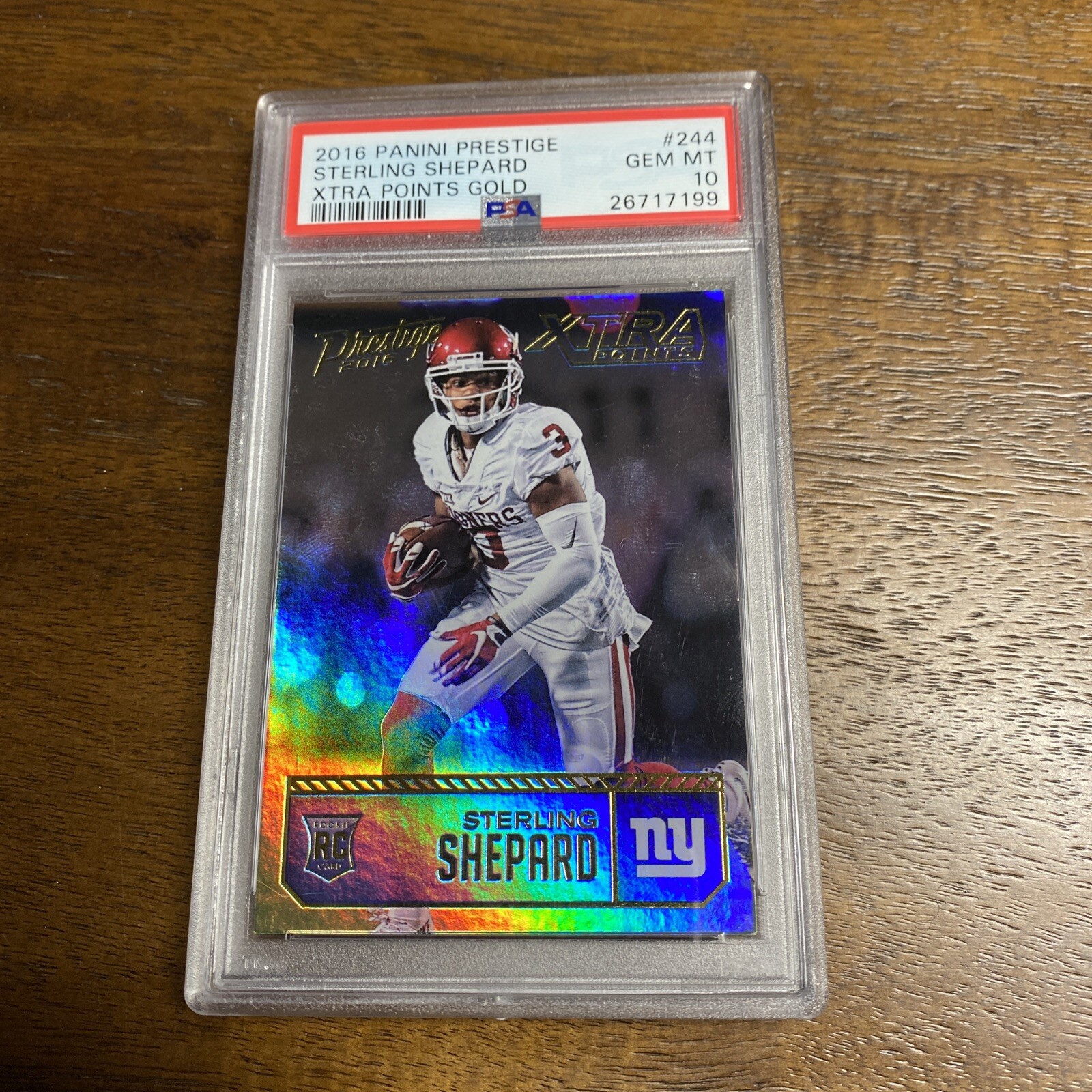 Sterling Shepard Panini Prestige #244 Xtra Points Gold