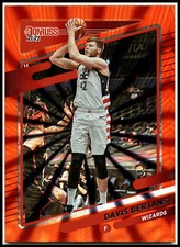 Davis Bertans #3 2021-22 Panini Donruss Holo Orange Laser Wizards A0114A