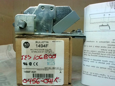 Allen Bradley 1494F-N21 /A  Auxiliary Door Interlock Kit - New In Box