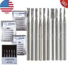 25mm Dental Tungsten Carbide Friction Grip Long Carbide Burs High Speed