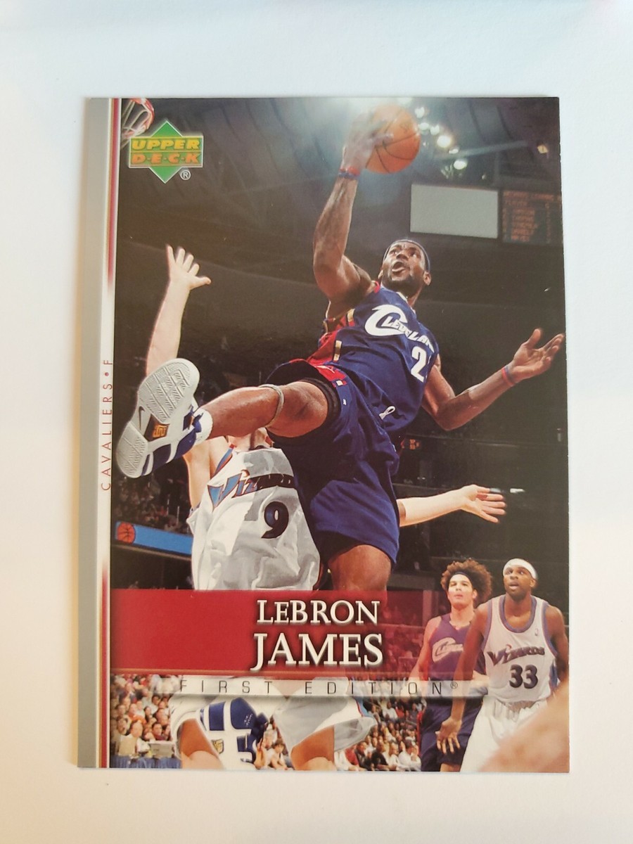 lebron james first edition card 2007-08 Upper Deck First Edition Basketball Card #192 LeBron James  Cavaliers