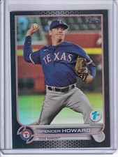 2022 Series 1 First Edition Base Black Foil /25 #162 Spencer Howard Rangers