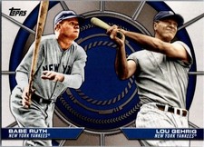 2025 Topps Dynamic Duos BASEBALL #DD-20 Babe Ruth / Lou Gehrig