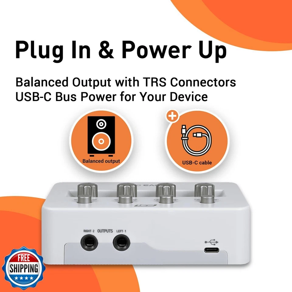 ESI Neva Duo | Professional 24-bit/192kHz 2x2 USB Audio Interface for PC and - Image 3 of 4