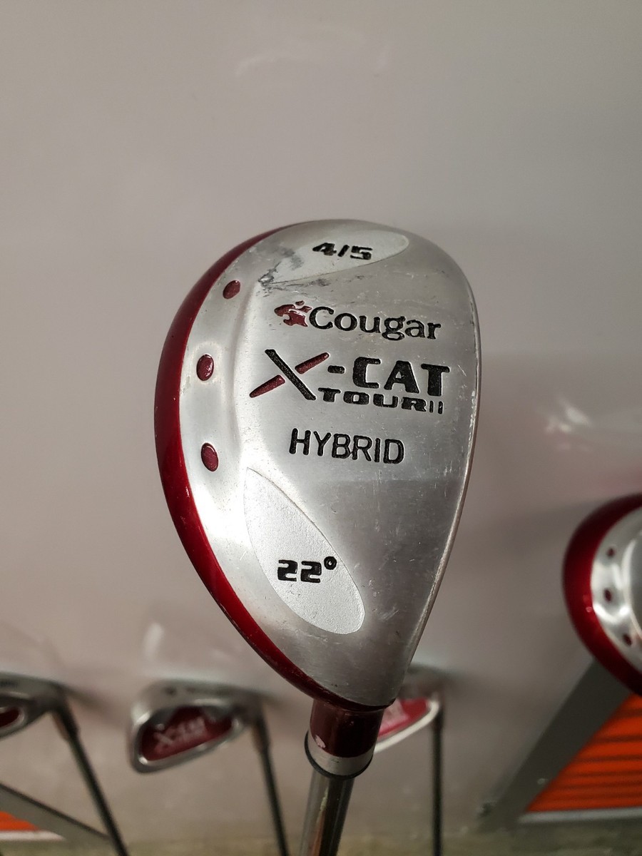 Cougar X-Cat Tour II Ladies Set 7,8,9,P,S Irons 3/5, 4/5 Woods (7