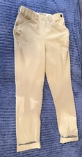 TuffRider Youth Beige Jodhpurs Size 10 Equestrian Riding Pants. READ below